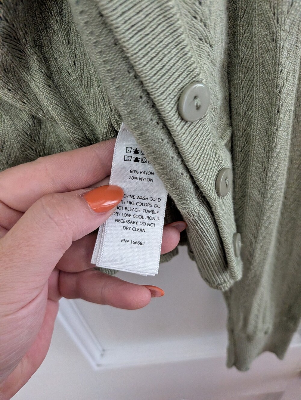 House of Harlow 1960 Sage Pointelle Cardigan & Tank Set XS - Picture 6 of 6